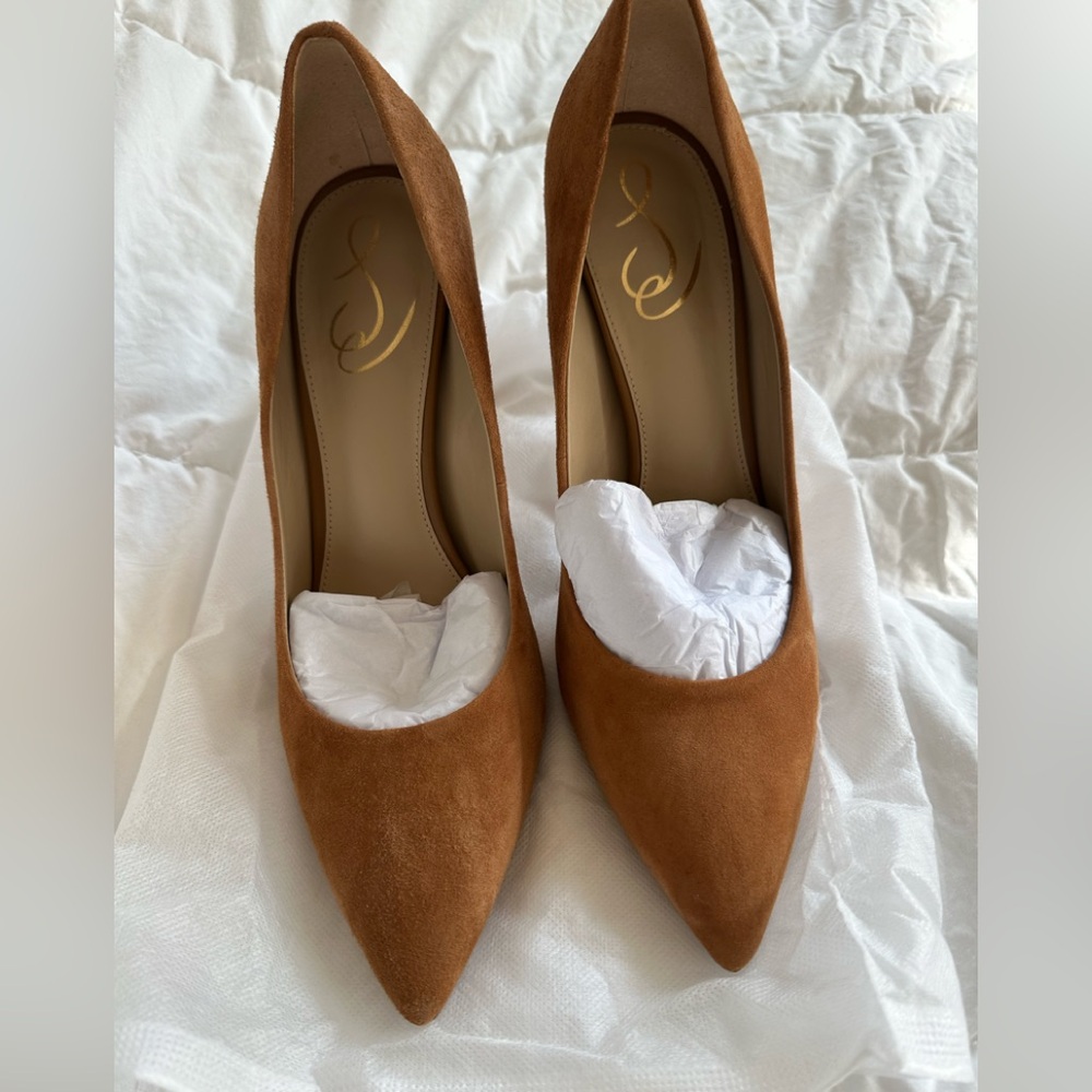 Sam Edelman Brown Suede Heels